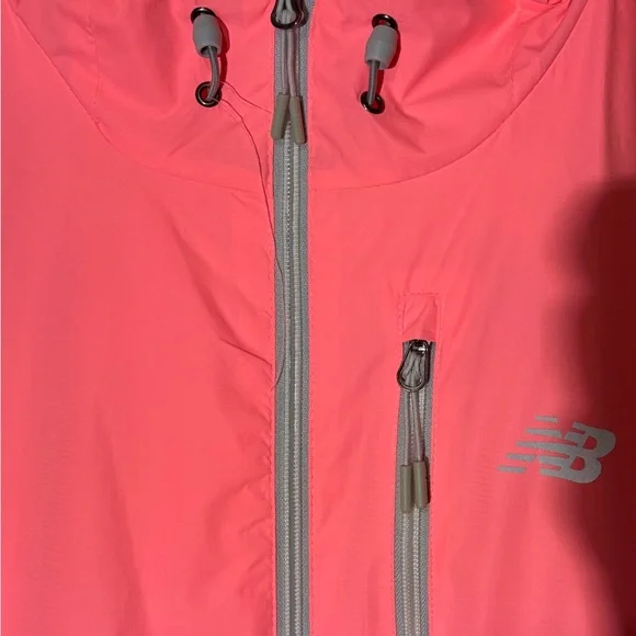 New Balance Neon Pink Women’s Windbreaker – Size XL - Picture 5 of 9